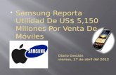 Pedro Espino Vargas - Samsung 2012 lider del sector movil
