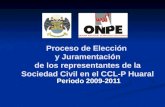 Proceso de elección cclp 2009 huaral