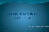 Constitución de empresas