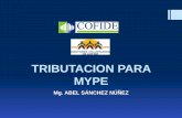 Charla N° 02 y 03: Tributación para MyPE I y II - Abel Sánchez