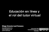 Educación en línea y el rol del tutor virtual