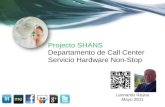 Proyecto SHANS (Servicios Críticos de Datos 2/2) - Propuesta 2011