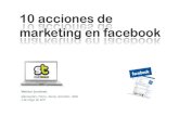 10 acciones de marketing en facebook