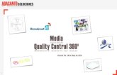 Broadcast IT 2014: Media Quality Control 360º