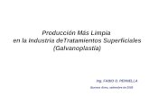 Producción Más Limpia en la Industria de Tratamientos Superficiales (Galvanoplastía)