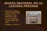 Museo nacional de la cultura peruana