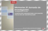 MEMORIAS XI JORNADA DE INVESTIGACIÓN "INVESTIGACIÓN EN ACCIÓN"