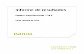 Bankia - Informe de Resultados: Enero - Septiembre 2013