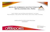 Mapa de dominios Geotectónicos y Metalogenia del Perú