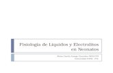 Fisiología de líquidos y electrolitos en neonatos