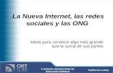 La Nueva Internet, las redes sociales y las ONG