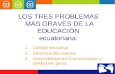 problemas de la educacion ecuatoriana