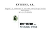 ESTEIRE, S.L. - programa calibres SPLINE GAUGES