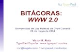 Bitácoras: WWW 2.0