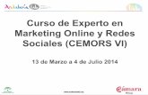 Presentación "Curso de Experto en Marketing Online y Redes Sociales", por Nestor Romero