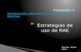 Estrategias de uso de RAE - Portafolio RAE 02 - Arturo Barrios