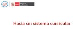 Presentación sistema curricular general