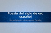 Poesía del siglo de oro español