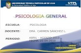 Psicologia general VI