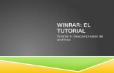 WinRAR: El tutorial. Tutorial II: Descompresión de archivos