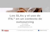 Los SLAs y el uso de ITIL® en un contexto de outsourcing, por Sergio Hrabinski
