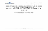 Estudio de mercado para las agencias de publicidad de Madrid - 2014