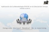 Aplicación de la metodología PACIE en la educación virtual