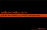 Informe del Estudio del Estado de la Analítica Web España 2012 de Webanalytics.es