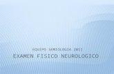 Clase 09 ex fisico neurologico 2011