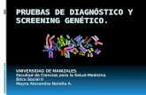 Pruebas de diagnóstico y screening genético