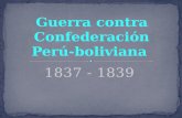 Guerra contra confederacion peru boliviana