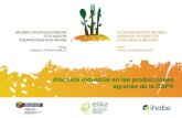 Afección industrial en las producciones agrarias de la CAPV