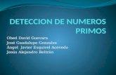 Clase # 2 Detección de números primos