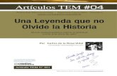 Carlos de la Rosa Vidal | Libro: Una Leyenda que no Olvide la Historia