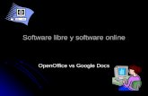 Software libre y software online