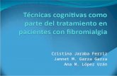 Técnicas cognitivas en pacientes con fibromialgia