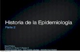 Historia de la Epidemiología p2