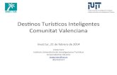 Destinos Turísticos Inteligentes Comunitat Valenciana (Invattur-IUIT)
