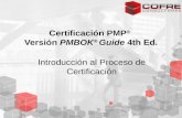 Certificación pmp   introducción al proceso de certificación