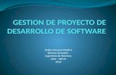 Gestion De Proyecto De Desarrollo De Software