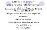 crisis oligarquica