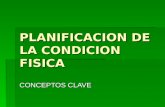 Planificacion de la condicion fisica (por Pedro Moreno Boluda)