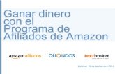 Cómo ganar dinero con el programa de afiliación de Amazon