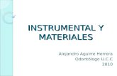 Instrumental y materiales