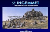 GEOPARQUES: INVENTARIO DE ESPACIOS NATURALES CON VALOR GEOLÓGICO.