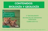 Contenidos 1º Bachillerato Biología y Geología - BIOLOGÍA