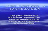 Sofware Educativo DiseñO De Actividades Con Soporte Multimedia