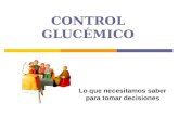 Control glucémico
