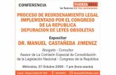 Proceso de reordenamiento legal implementado por el congreso de la república - depuración de leyes obsoletas
