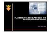 Plan de mejora e innovación 2012-15 Ayuntamiento de Alzira